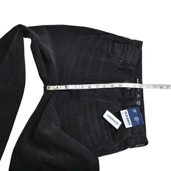 NWT Old Navy Baggy Wide Leg High Rise Black Jeans Kids Size 18 - Picture 10 of 12